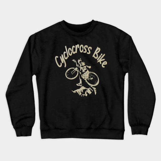 Cyclocross bike Crewneck Sweatshirt by vintagejoa